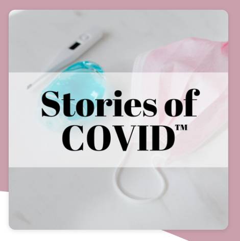 The Stories of COVID podcast logo